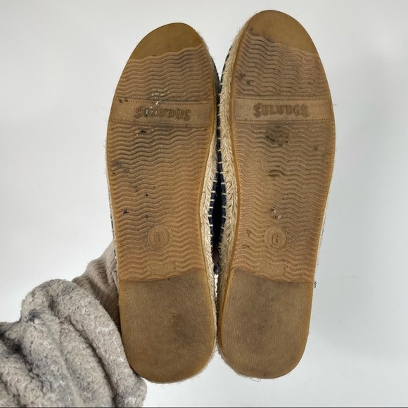 Soludos Denim Espadrille Mules Size 6 - Picture 7 of 8
